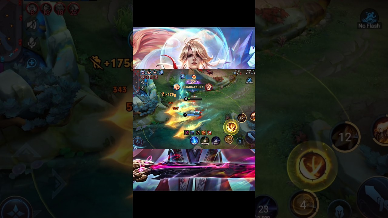 LI XIN QUADRAKILL!! 🔥 | Honor of Kings | ##hok #hokglobal #honorofkings #honorofkingsglobal #王者荣耀
