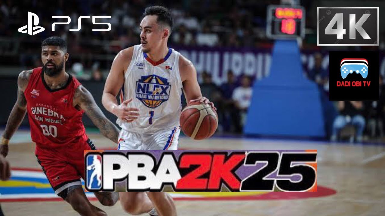 PBA 2K25 GINEBRA VS NLEX 4K60 PS5 SLIM GAMEPLAY