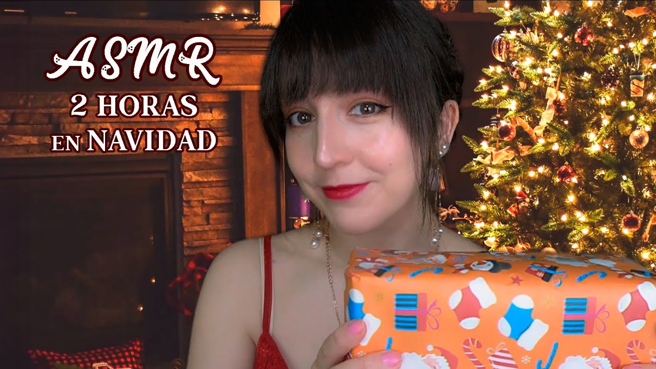 ⭐ASMR 2 HORAS para Dormir en NAVIDAD [Sub] Atención Personal y Sonidos Relajantes💜