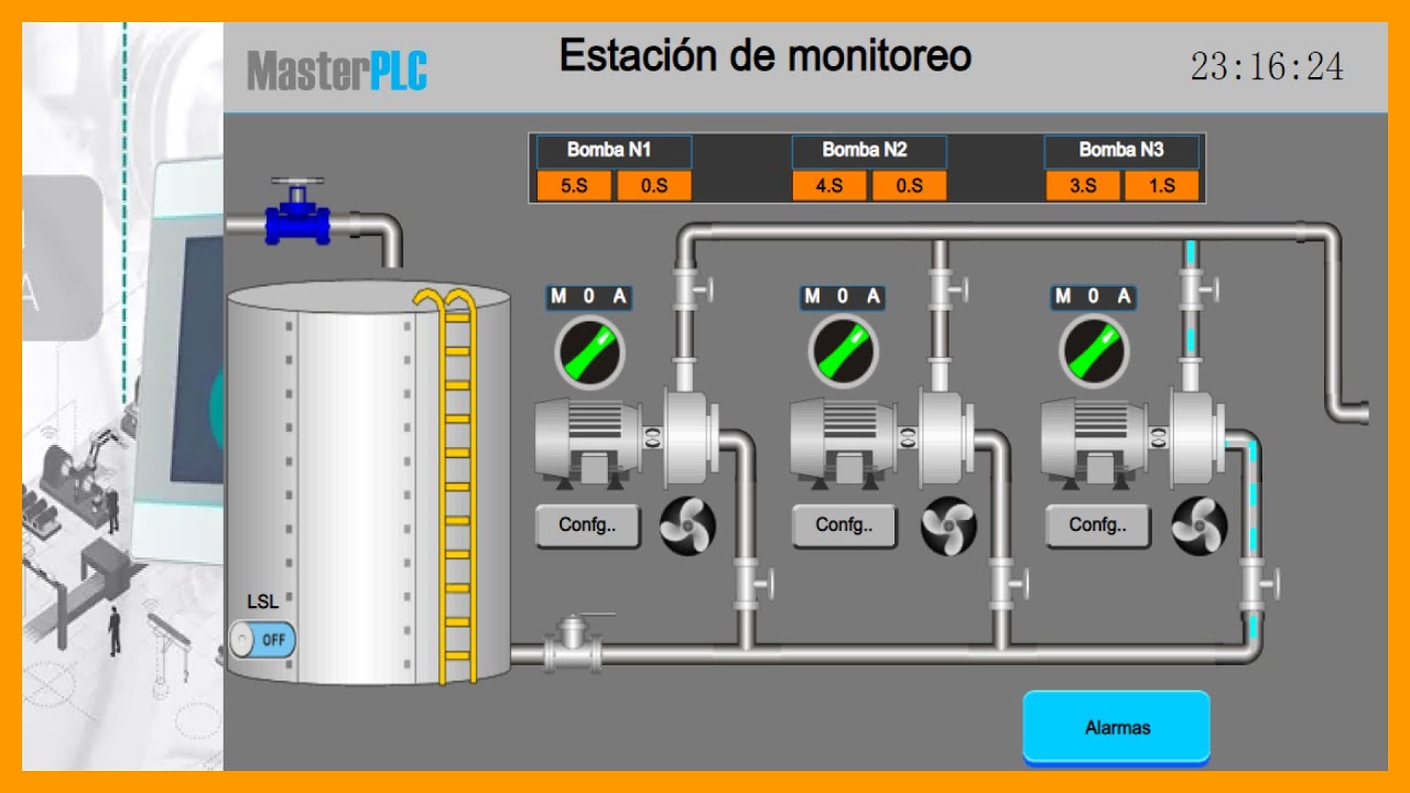 ✅HMI WECON  Gestión de alarmas, sub pantallas y Animaciones [L #3]