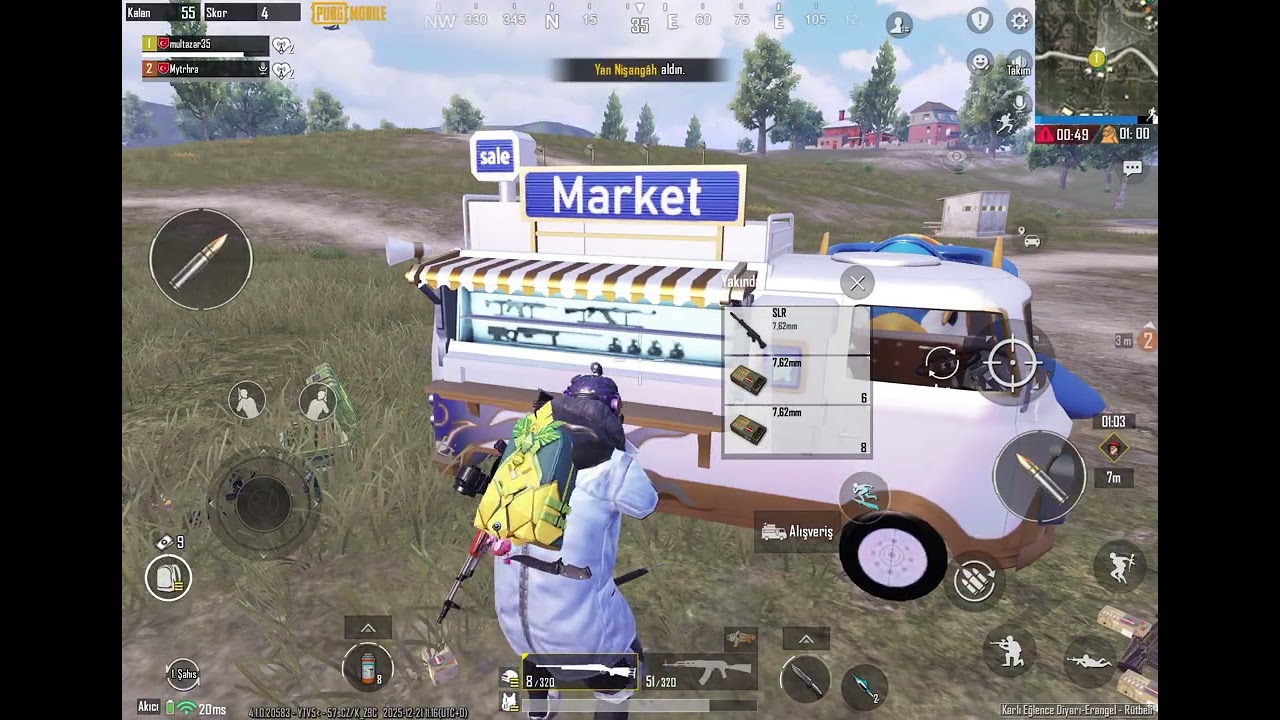 Eşimle Pubg oynuyoruz 37 - ilk elin acemiliği çok zor oynadım 
