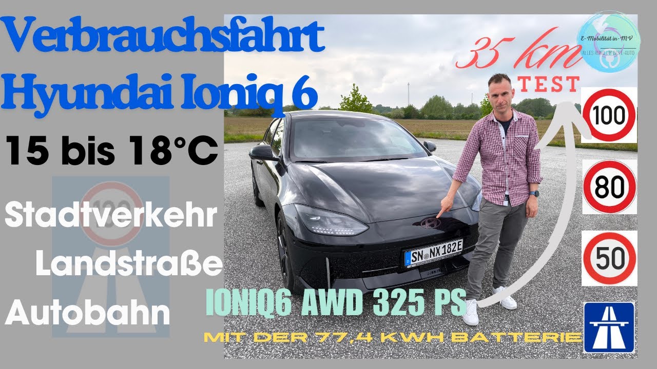 HYUNDAI IONIQ 6 EV VERBRAUCHSFAHRT UND TEST DER ASSISTENZSYSTEME