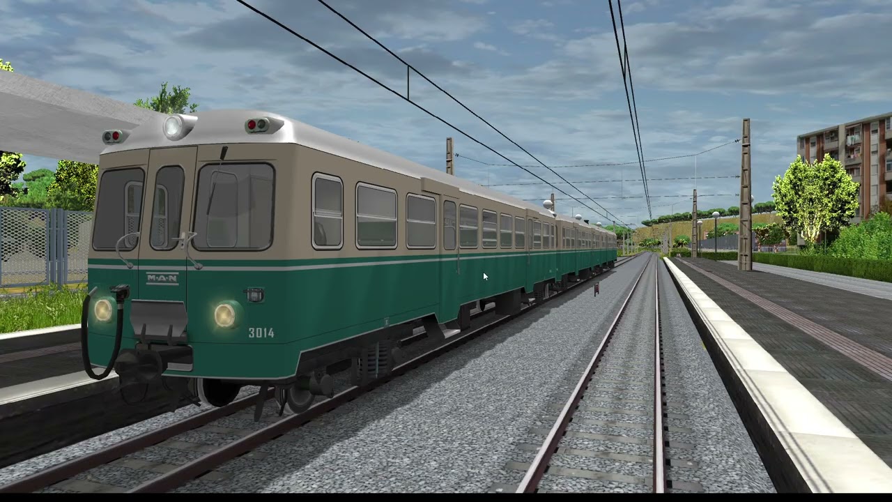 Open Rails Ruta LLobregat Anoia MAN Vapor 3D