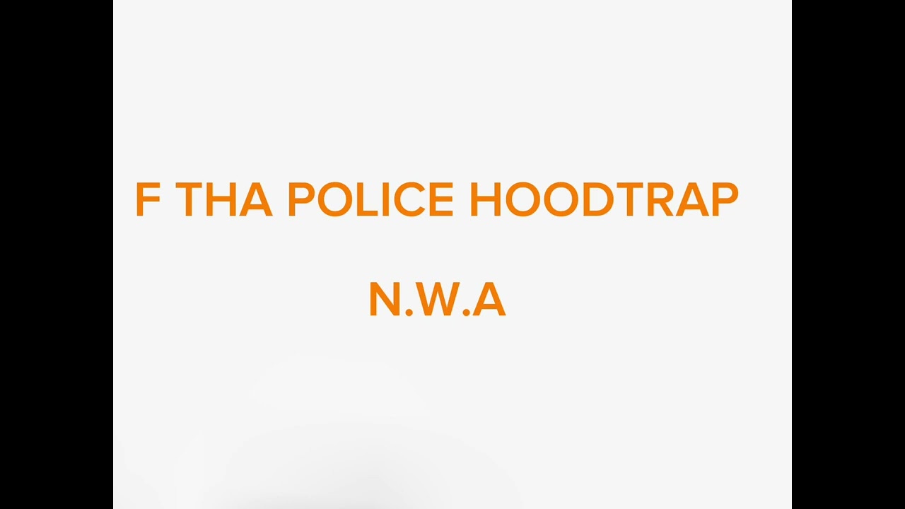 N.W.A- f tha police hood trap/TikTok remix
