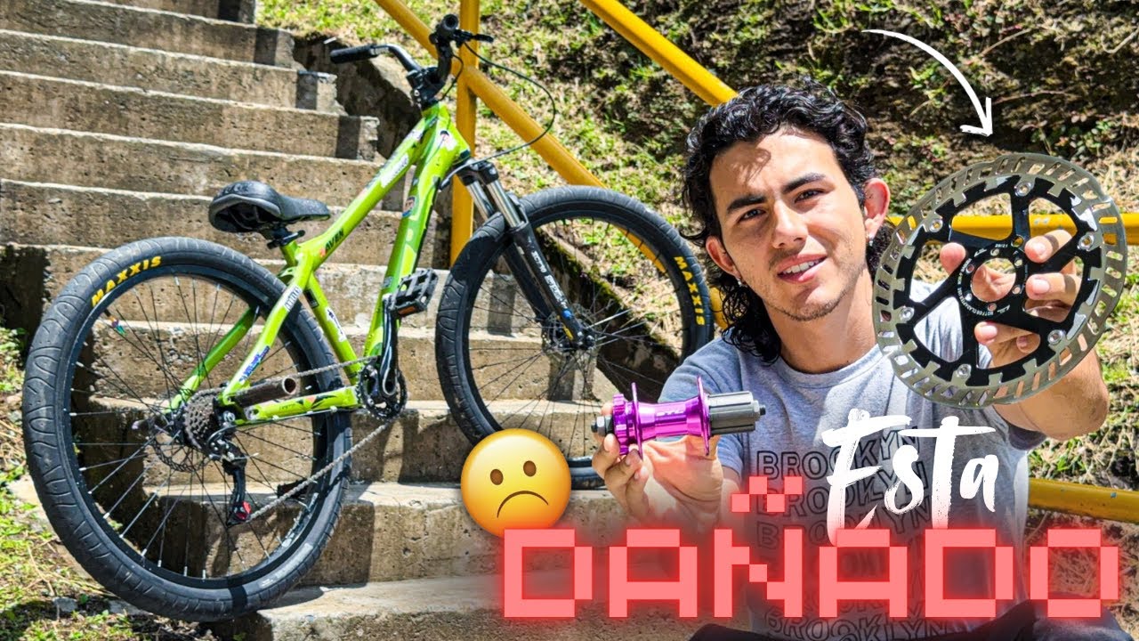 REPARO UN DISCO MAGURA DA&Ntilde;ADO Y SE LO MONTO A ESTA BICICLETA⚠️!!! | Pineda