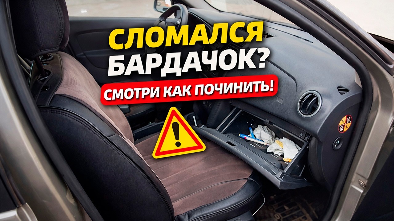 Отвалился Бардачок на Renault Sandero : Вот решение