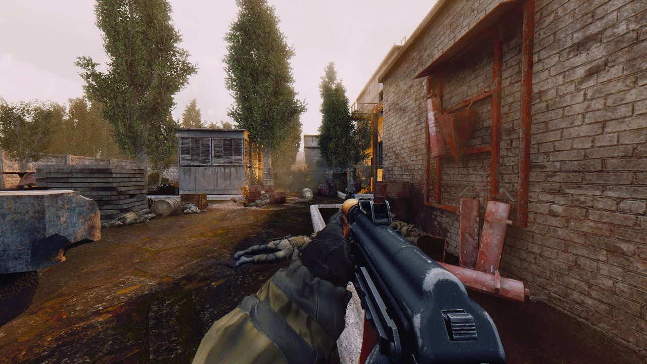 Stalker SoC - Radiophobia 3 Mod playthrough - (CQB run) #5 Road to Agroprom and Military raid