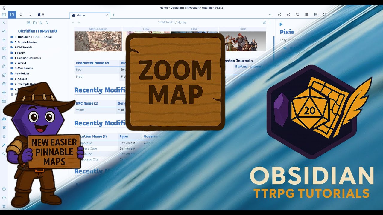 Новый плагин для настольных ролевых игр: Карты (первоначально Zoom Map) — карты с возможностью за...