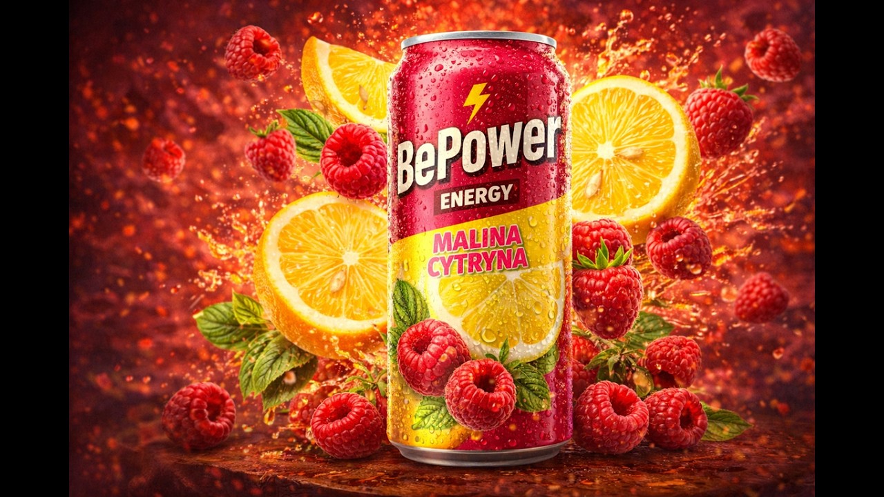 Test nowość Be power malina cytryna tylko w biedronce