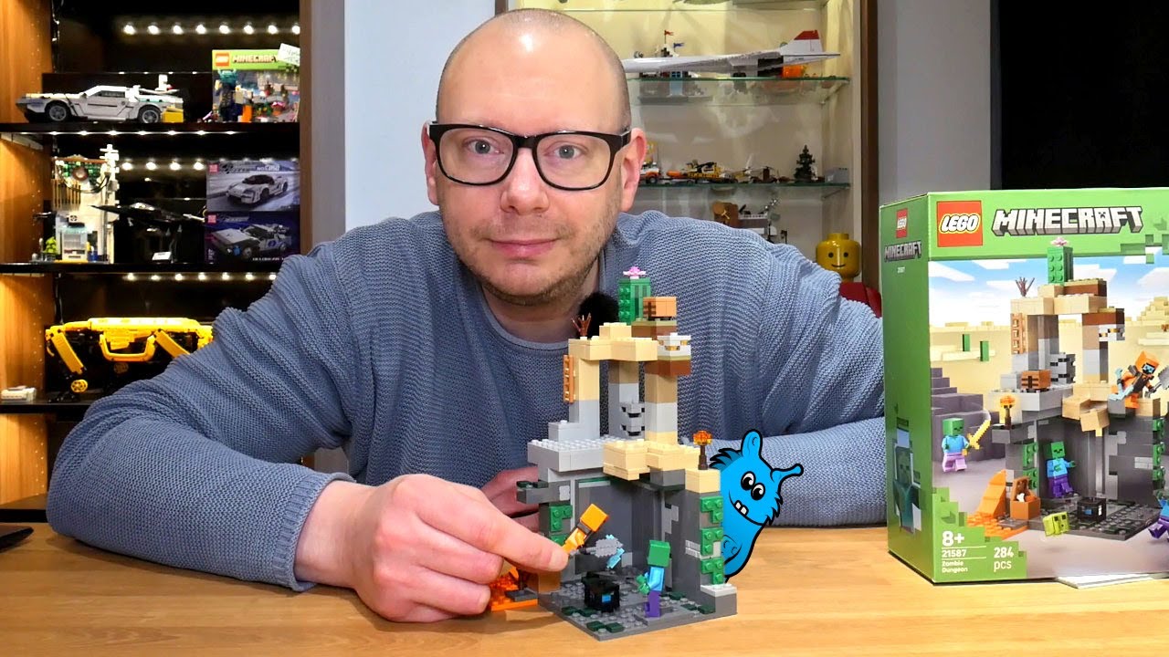 Zwei Wände, zwei Spielfunktionen. LEGO® 21587 Minecraft Zombieverlies.