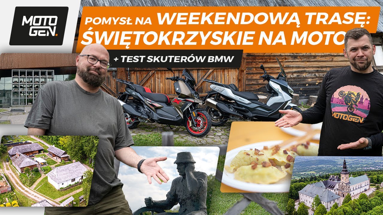 MOTO-turystyka w Świętokrzyskim: miejsca, widoki, jedzenie, poradnik [+ test BMW C 400 X i C 400 GT]