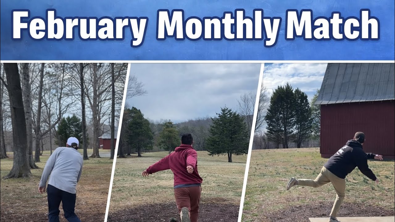February Monthly Match INSANE WIND, CLUTCH PUTTS, AND COMEBACK OF THE YEAR?!?