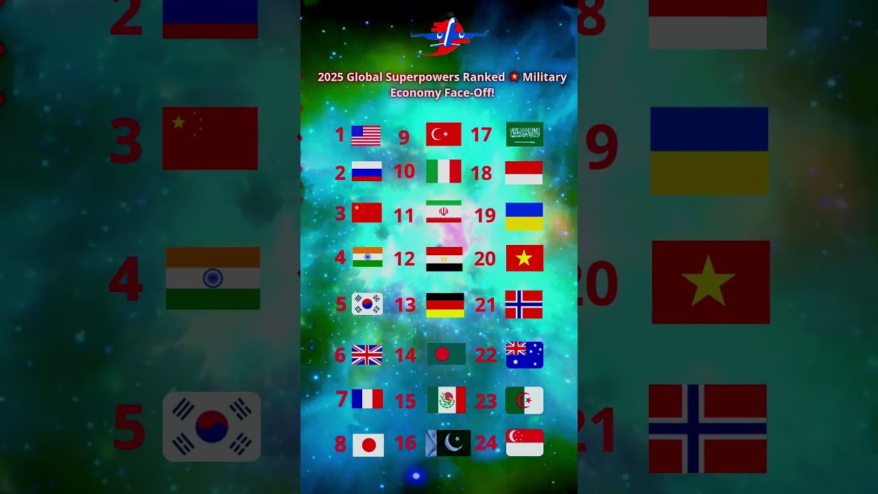 Power Showdown 2025: Economy vs Military 💣💸