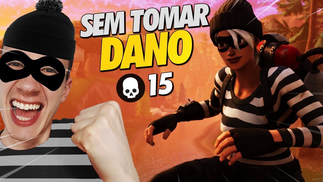 MATEI 15 SEGUIDOS SEM TOMAR DANO DE JOGADOR | FORTNITE