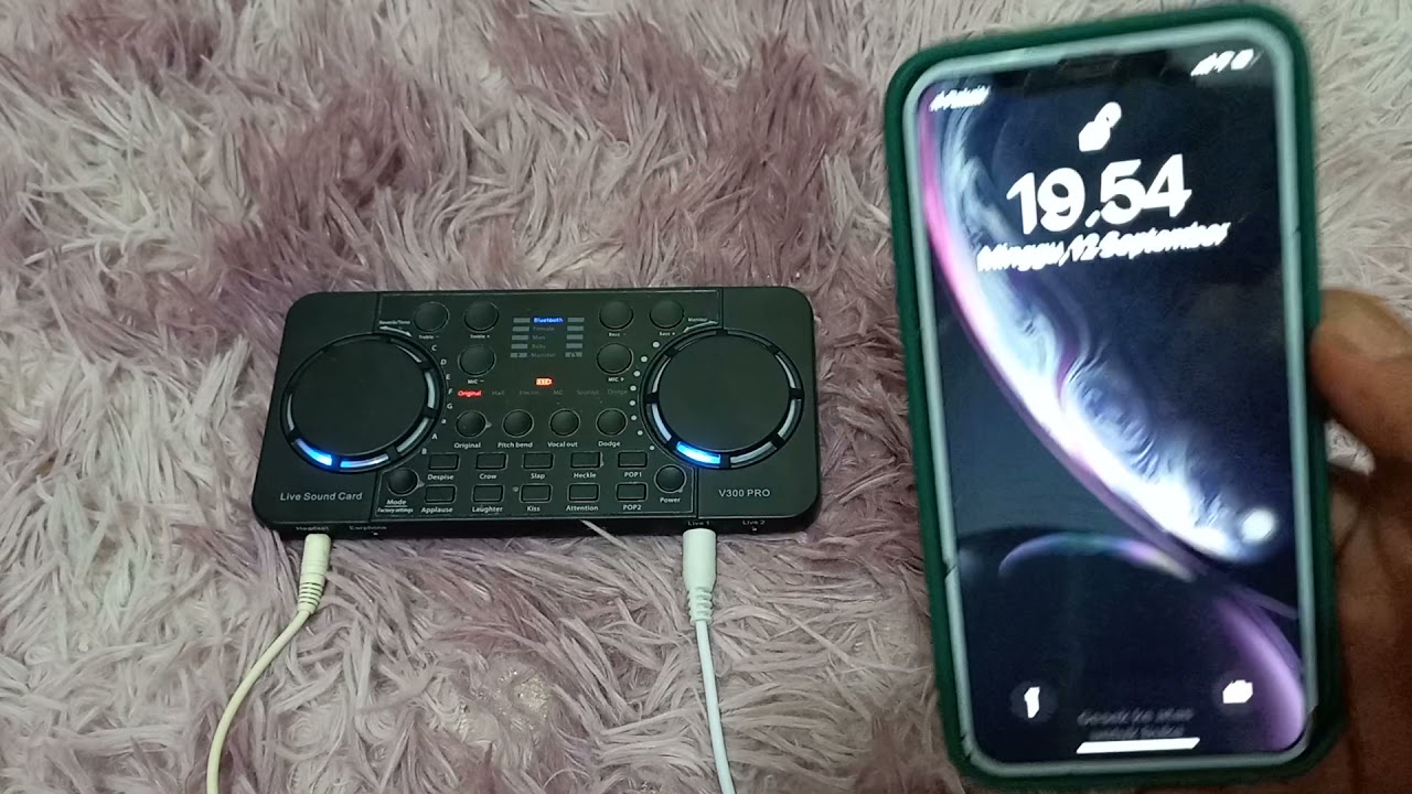 Review Soundcard V300 Pro Untuk Karaoke Di Smartphone