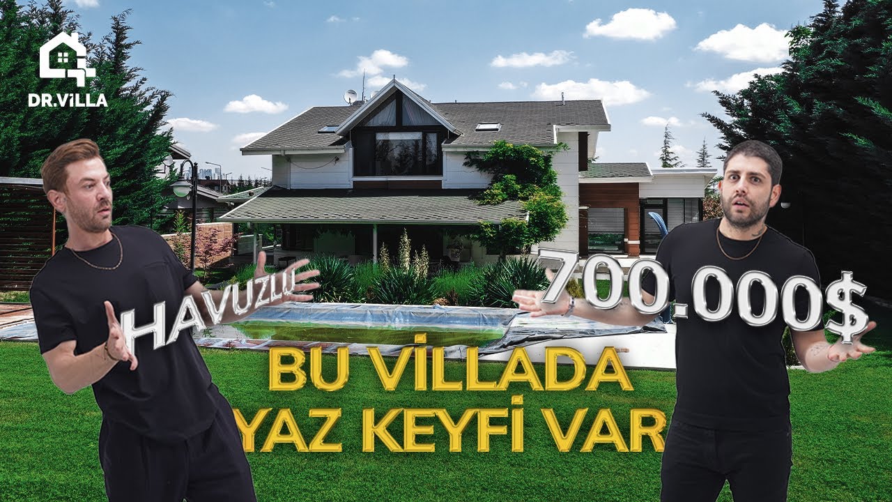 700.000$’LIK LÜKS VİLLA’NIN HAVUZUNA VE BAHÇESİNE İNANAMAYACAKSINIZ.