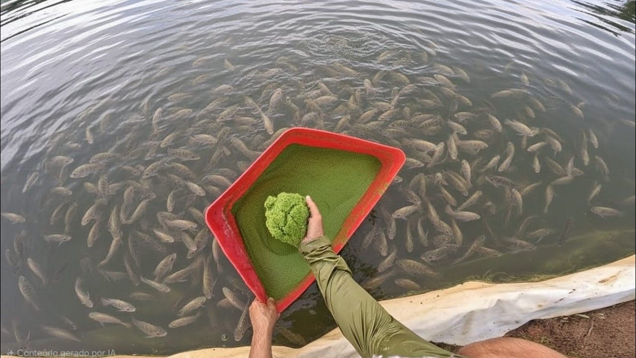 Criando til&aacute;pia sem gastar com ra&ccedil;&atilde;o nova forma de criar peixe!
