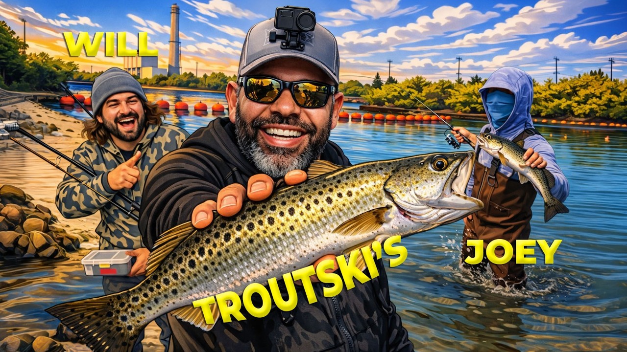 Fishing the POWER PLANT for TROUSKI'S | Yank Fishing