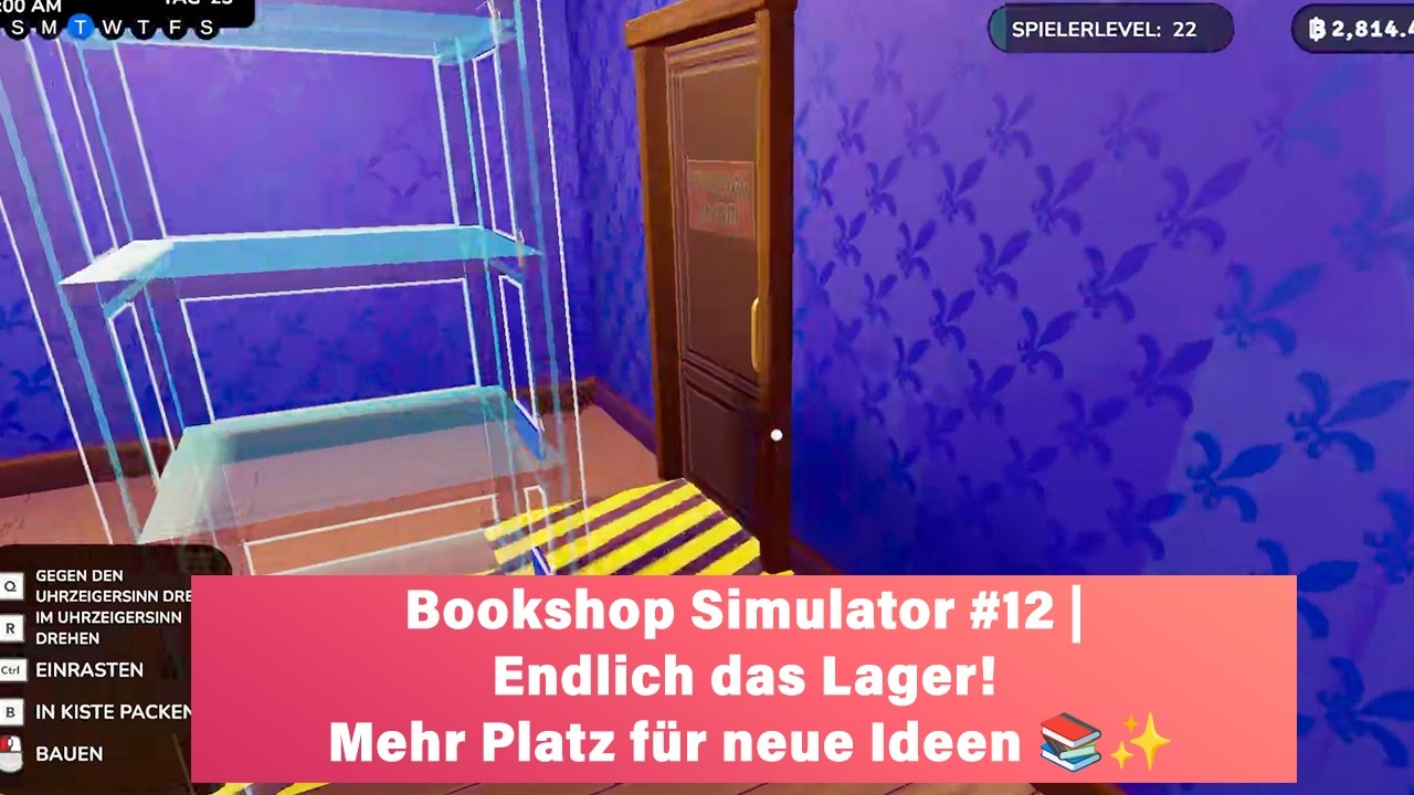 Let's Play Bookshop Simulator #12 | Endlich das Lager! Mehr Platz für neue Ideen 📚✨