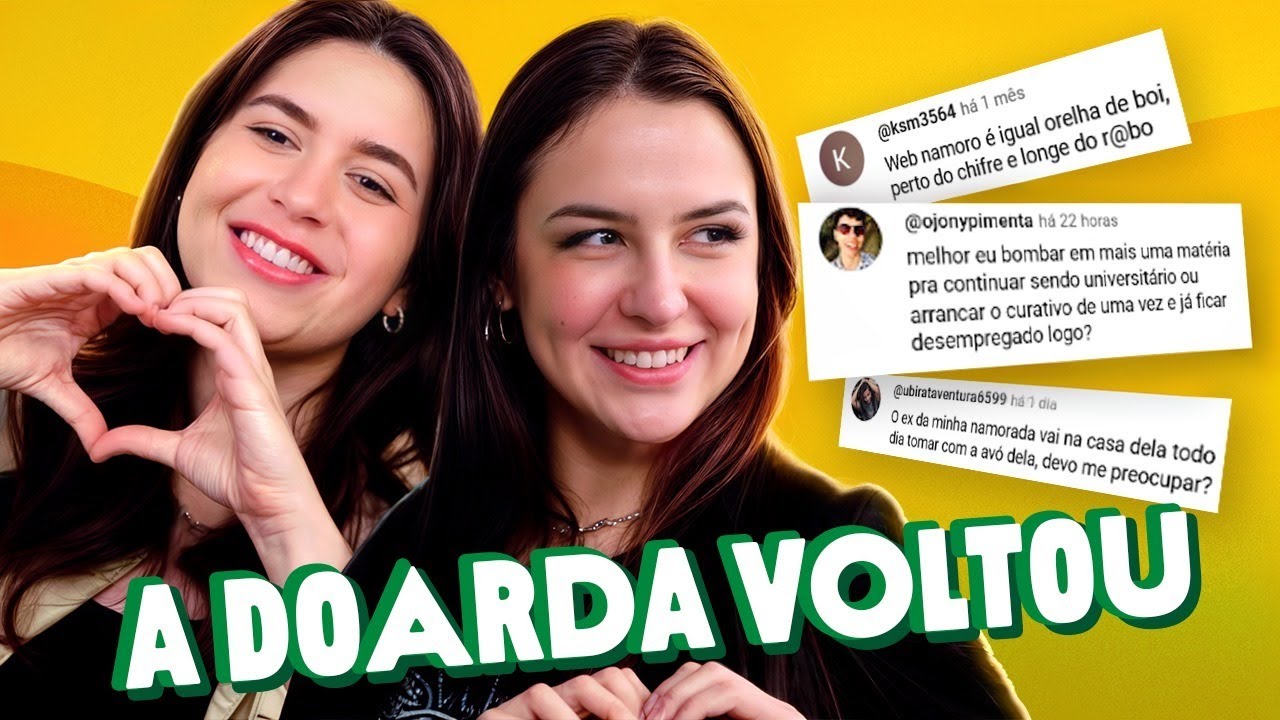 ISSO N&Atilde;O &Eacute; UM POGRAMA | Doarda e Sofia Santino s&atilde;o Coisa Nossa