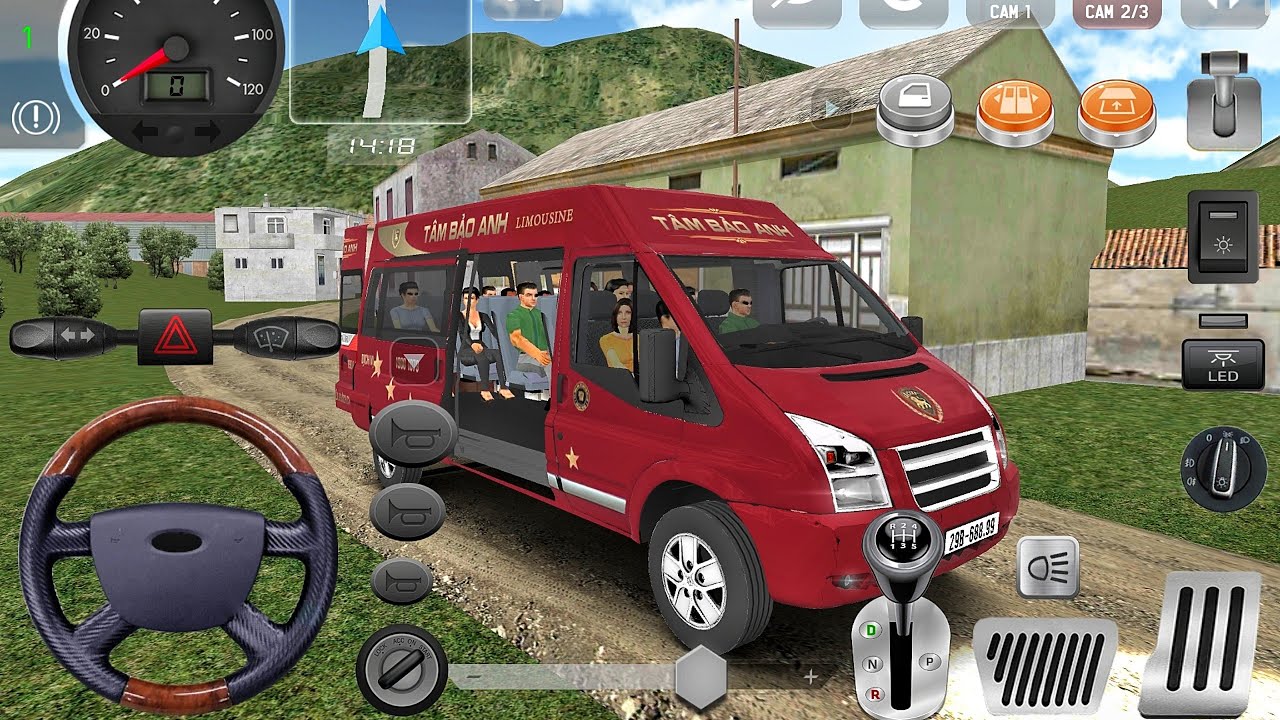 New Minibus Simulator Vietnam - Village Town Bus Offroad Driving Game 2026 - Android Gameplay