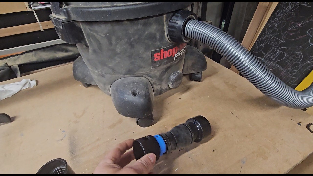QUICK UPDATE....Dodgy Knee and a Cen-Tec vacuum hose #DIY #woodworking #87