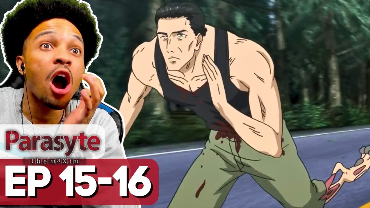 Самый сильный паразит! | Реакция на 15-16 серии Parasyte The Maxim