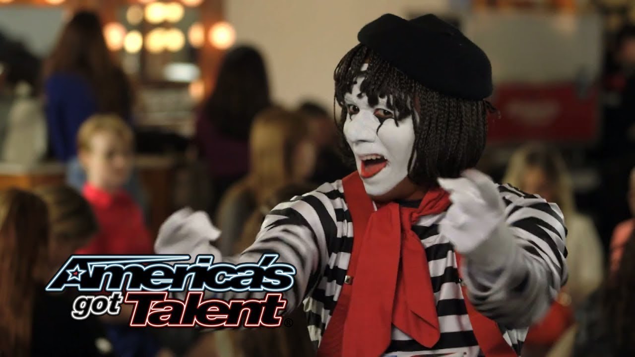 Larry The Mime: Nick Cannon Pulls Prank On Judges - America's Got Talent (Highlight)