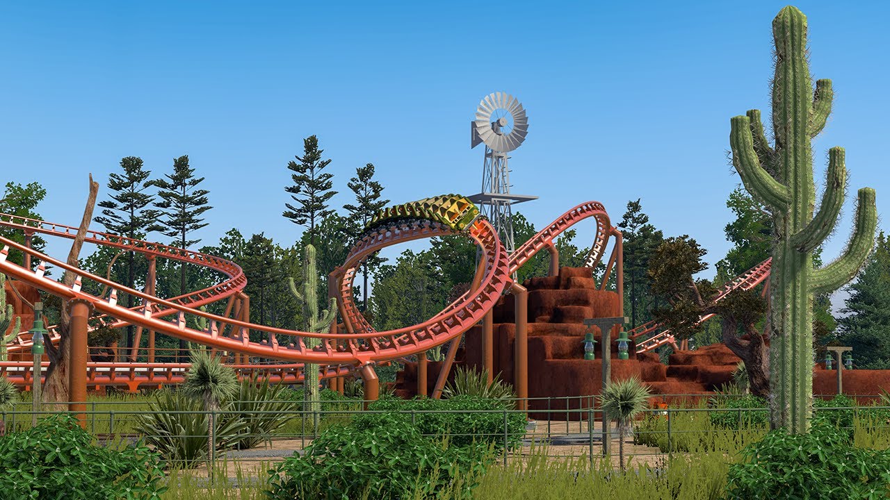 Outback Overturn - NoLimits 2 (Vekoma Family Launch Coaster)