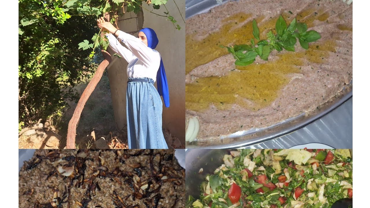طلعنا عالضيعة☀️..وصفة تراثية من الزمن الجميل😋..بيقولوا عنو