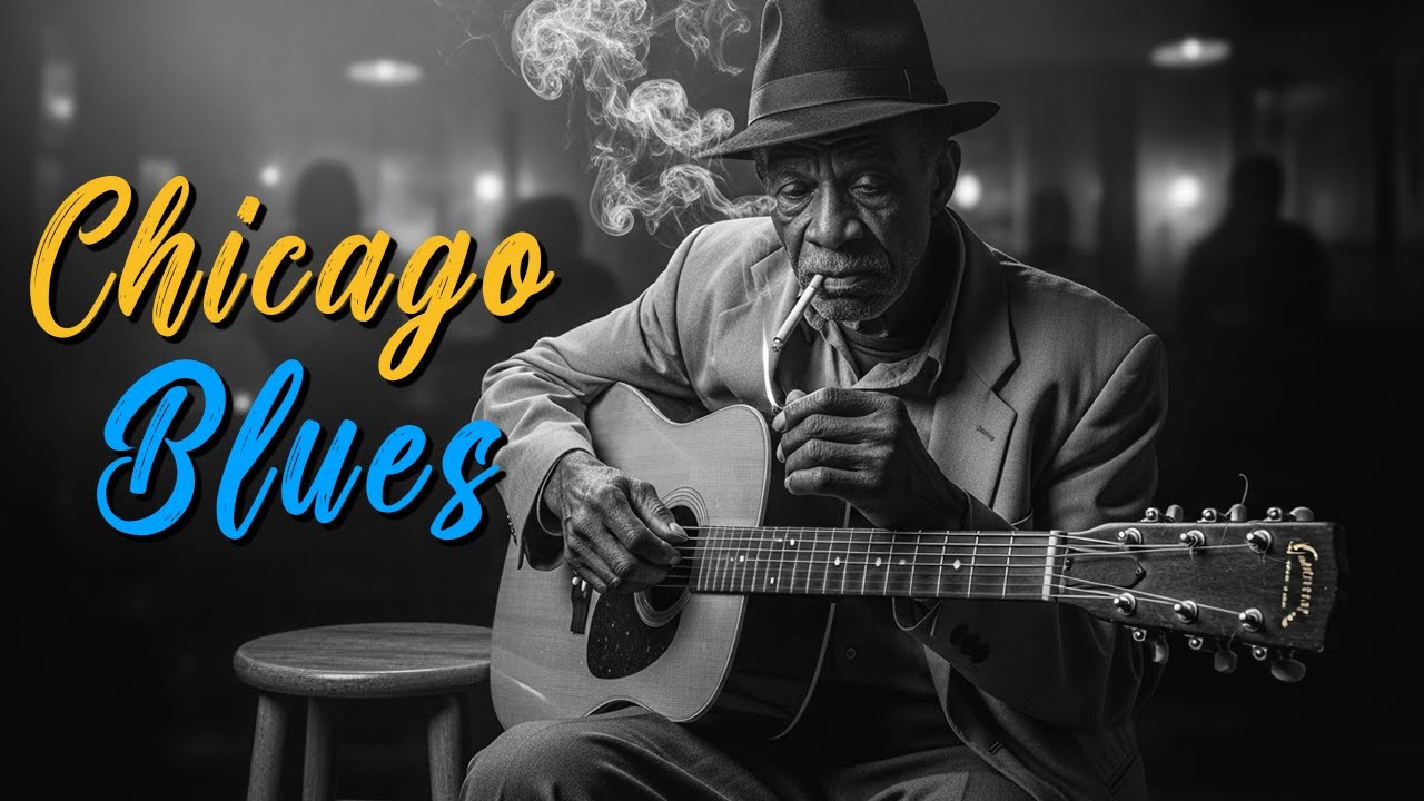 The ULTIMATE RELAXING CHICAGO BLUES Playlist: Timeless Vintage Guitar Music for Work & Study 🎵🔥