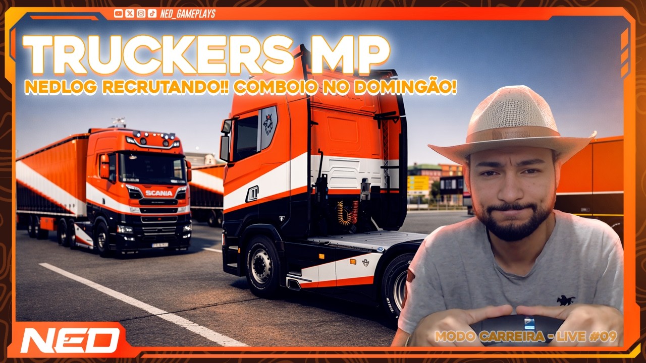ETS2 TRUCKERSMP - COMBOIO NEDLOG ONLINE E RECRUTANDO !!