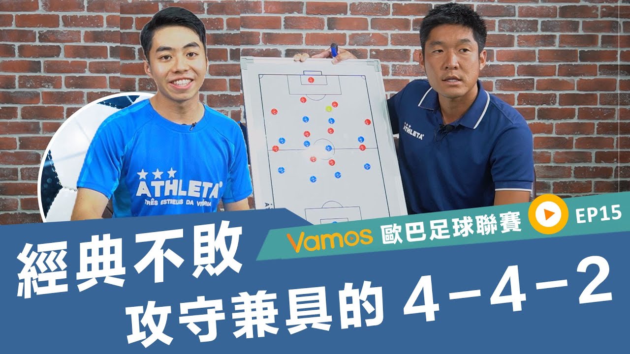 歐巴足球15》足球陣型逮就補！｜翔太教練的戰術板秘密｜攻守均衡的4-4-2陣型