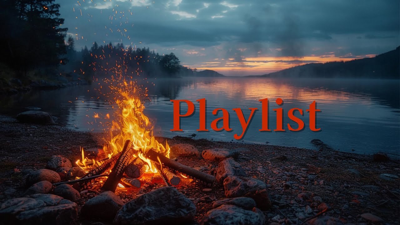 [playlist] 수변에서 불멍하는 시간 | 불멍하며 듣기 좋은 카페 BGM 롱플리