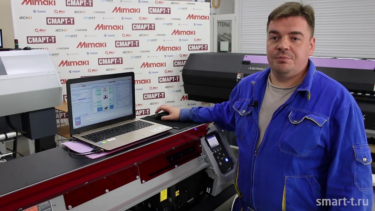 Mimaki UJV100-160 для начинающих. Обучающий видеообзор
