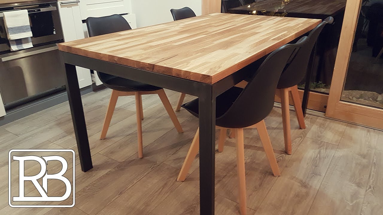 JE FABRIQUE UN PIETEMENT DE TABLE EN METAL- DIY // ⓇⒷ