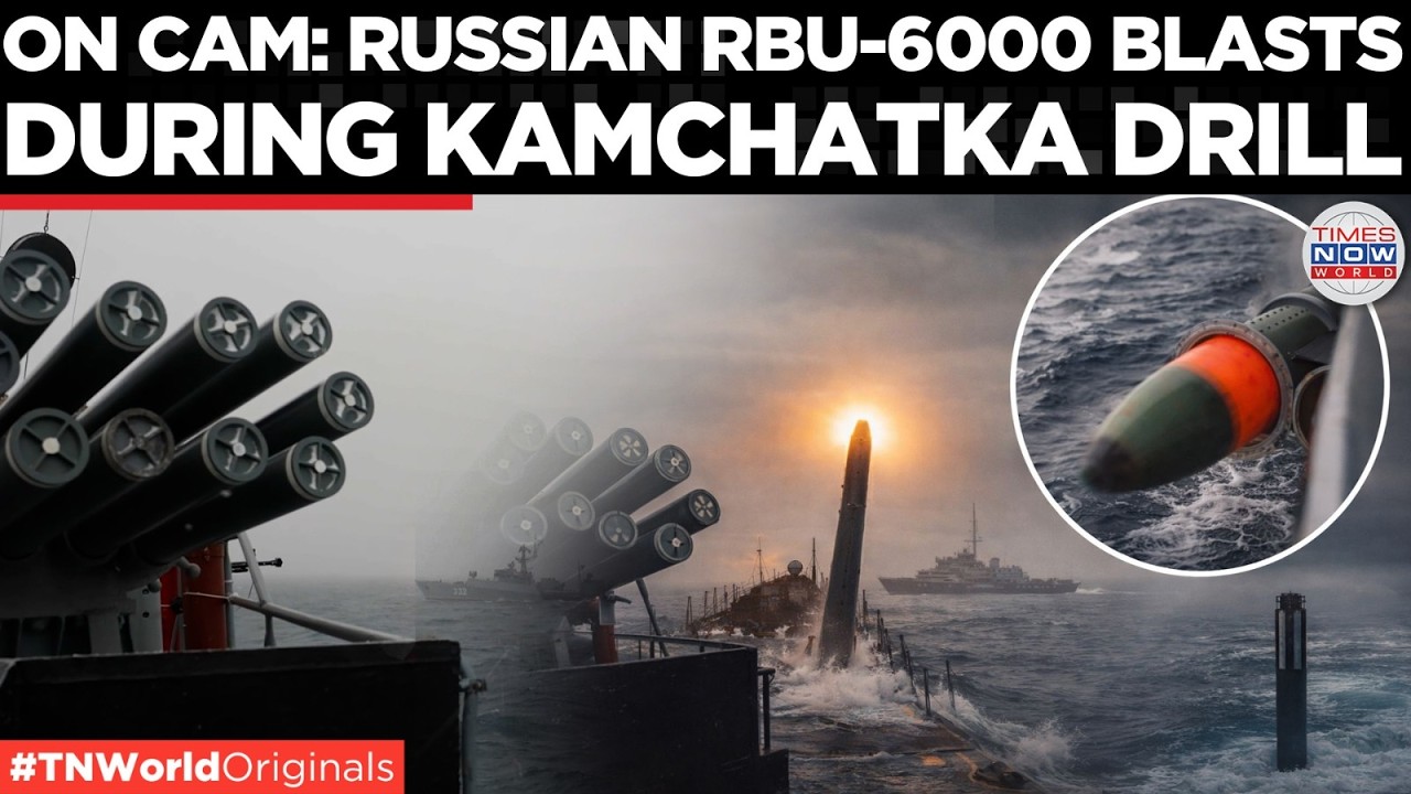 WATCH: Russian RBU-6000 Rocket Launcher Blasts Mock Enemy Subs in Kamchatka
