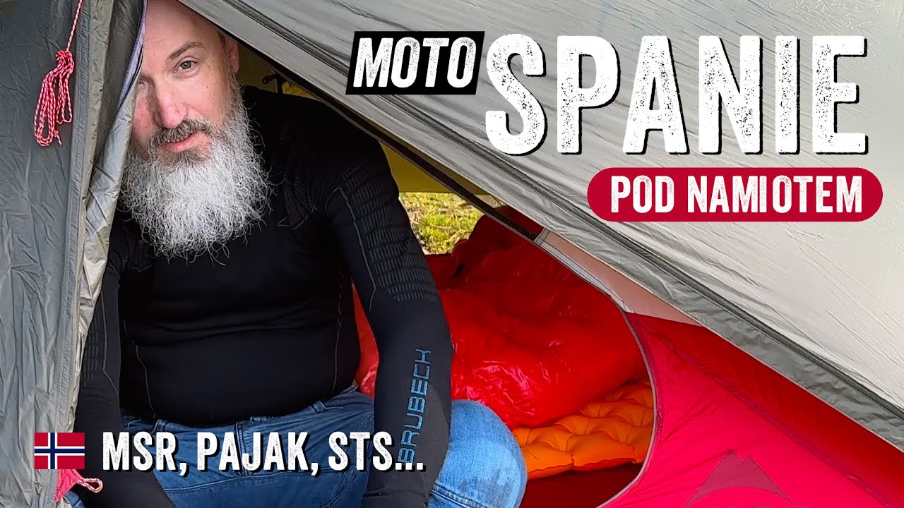 WSZYSTKO CZEGO POTRZEBUJĘ ABY DOBRZE SIĘ WYSPAĆ NA WYPRAWIE MOTOCYKLOWEJ Z NAMIOTEM! Mój zestaw ⛺️