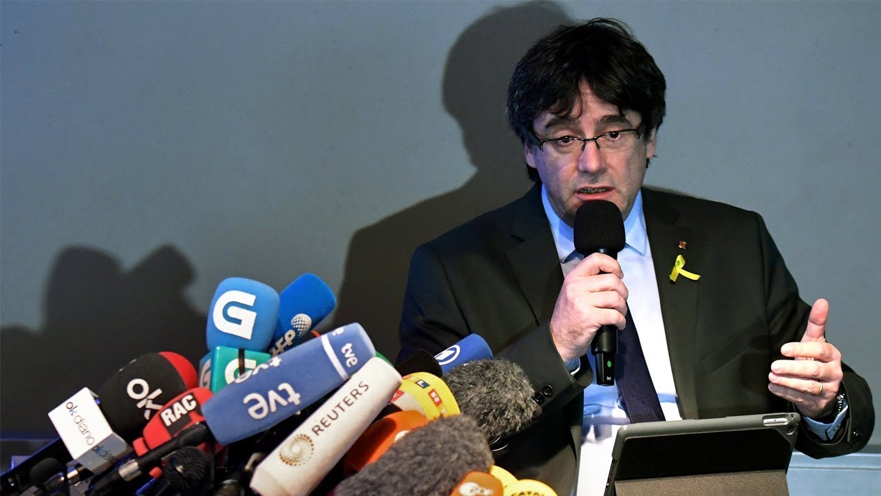Compareixença de Carles Puigdemont des de Berlín