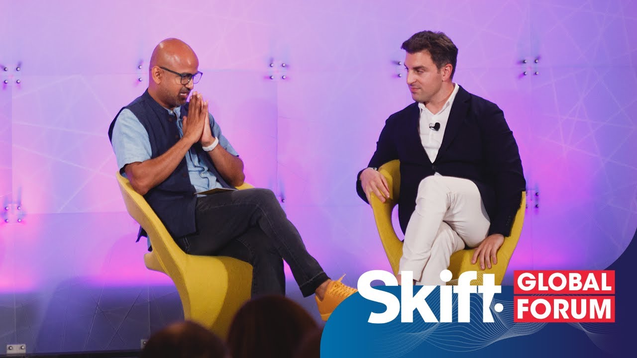 Airbnb CEO Brian Chesky at Skift Global Forum 2021