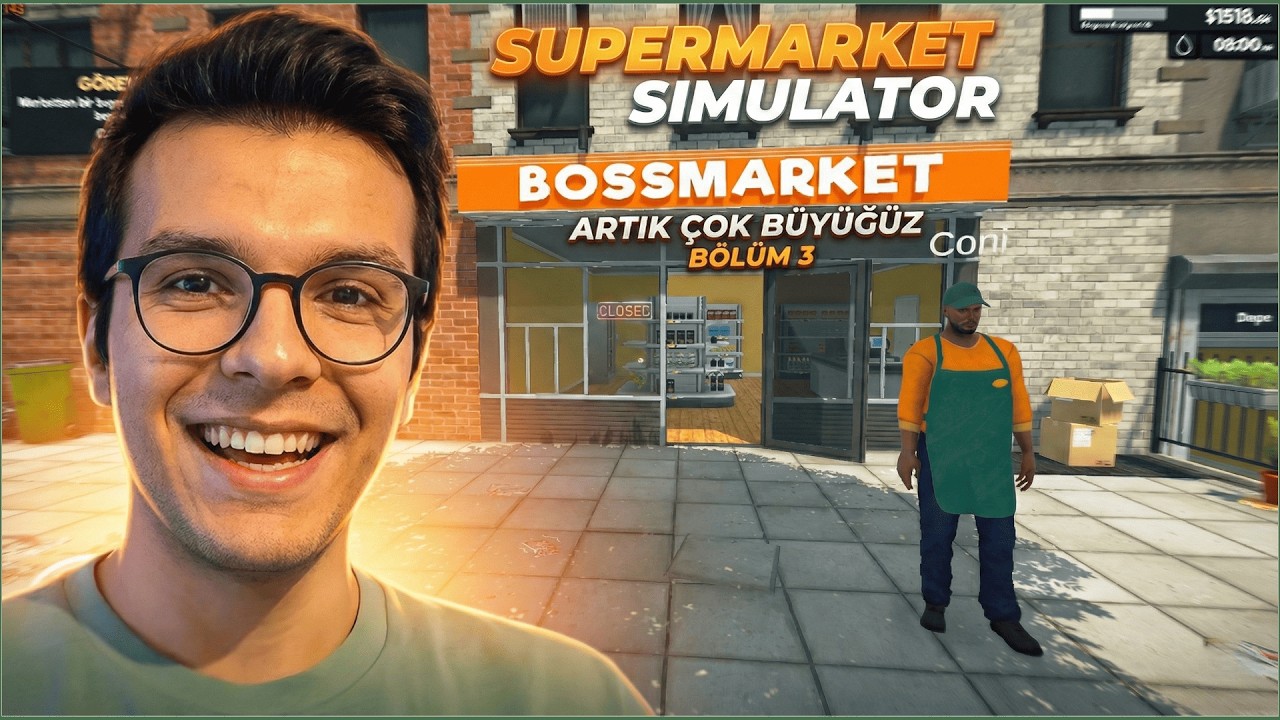 Kadın Kasiyer Erkek Çıktı kovduk | Artık Hiper Market Olduk | Supermarket Simulator | Bölüm 3