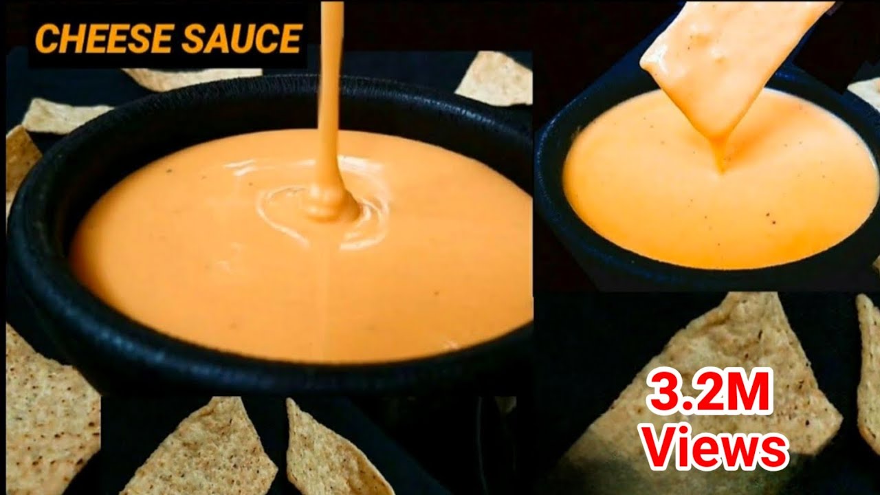 EASY HOMEMADE CHEESE SAUCE RECIPE || NACHO CHEESE SAUCE RECIPE | How To Make Nacho Cheese Sauce