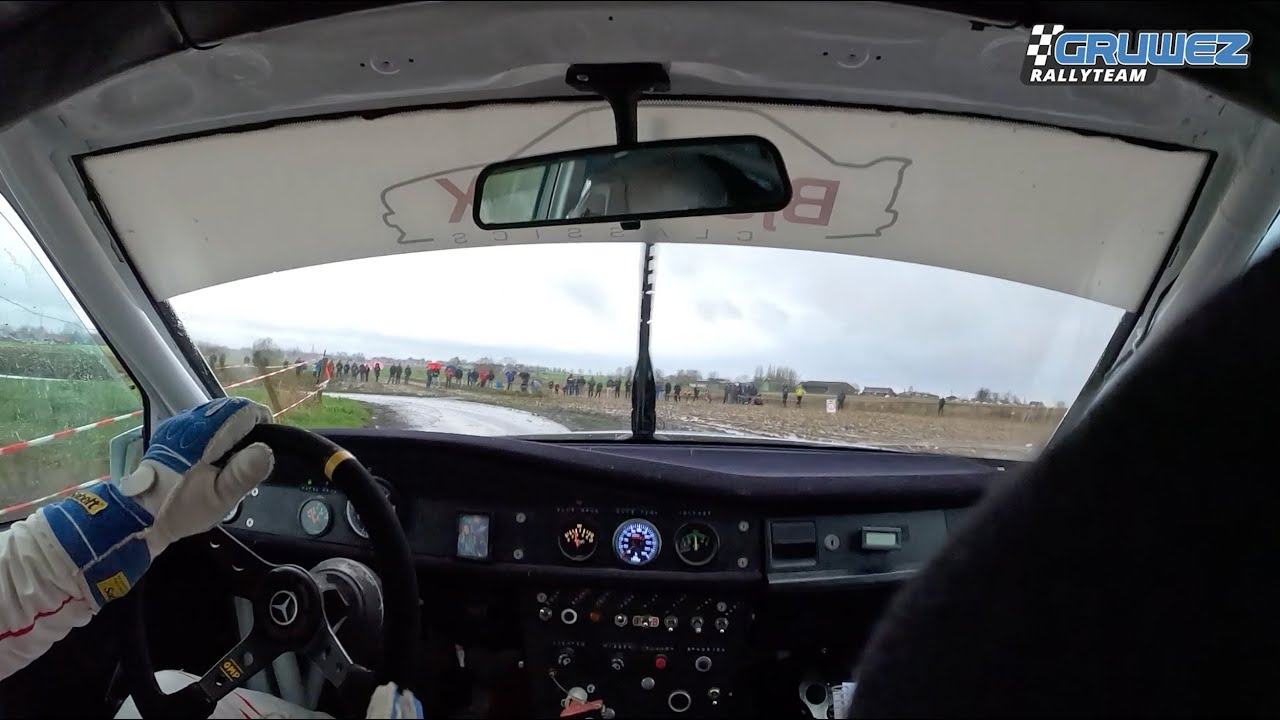 Onboard SS Dadizele 4 - Short Rally Moorslede 2024  - Mercedes 190E 2.3 16v