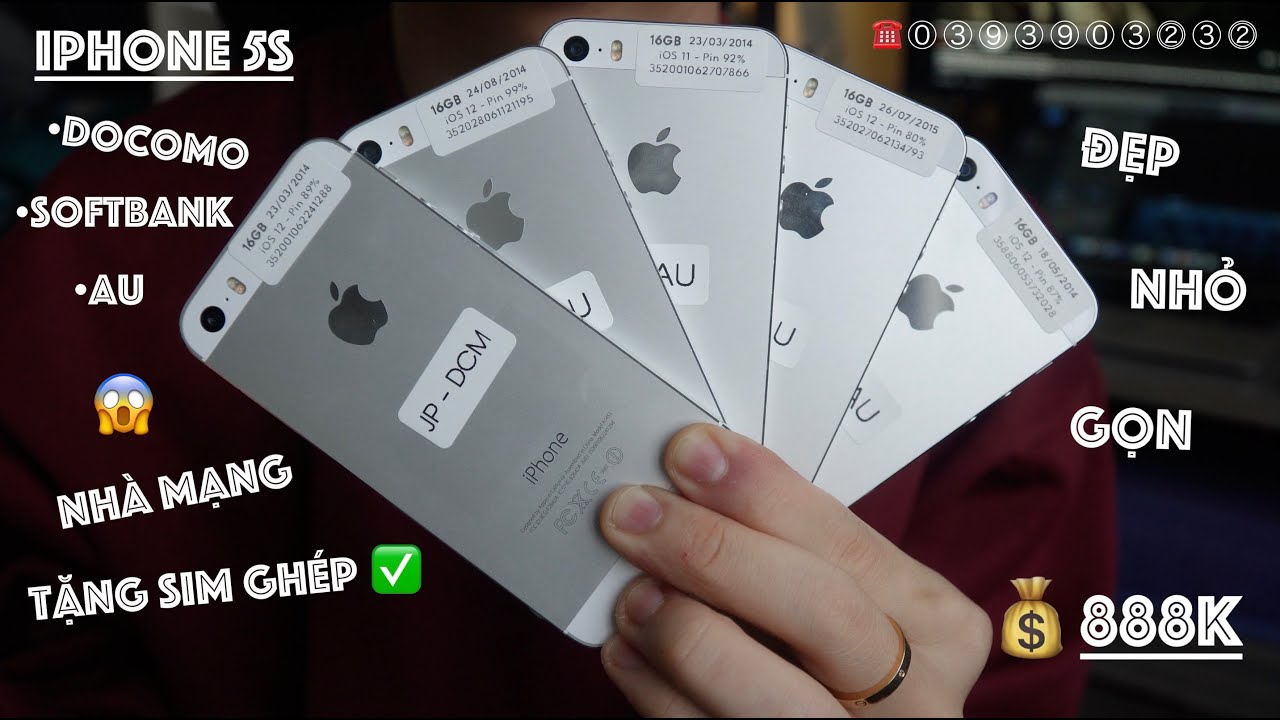 Ngày 30/10/2025 - iPhone 5S Zin Đẹp, Nhỏ Gọn, Tặng Kèm Sim Ghép , Giá Mềm , Lắp Sim Nghe Gọi !!!