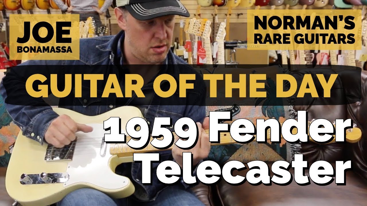 Гитара дня: Fender Telecaster Top Loader 1959 года | Гость: Джо Бонамасса | Редкие гитары Norman's