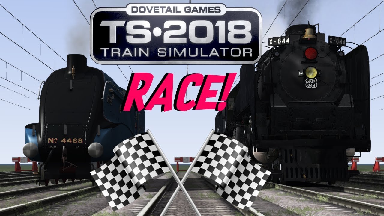 Train Simulator 2018 - Mallard V.S. UP 844 (RACE!)