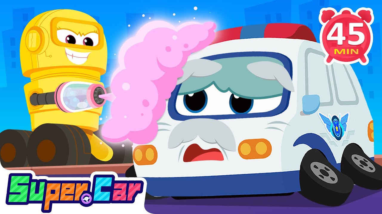 Oh No! Super Cars Are Getting Old!🕰️ | Mystery Rescue Cartoons, Kids Cartoons, Car Songs | Super Car