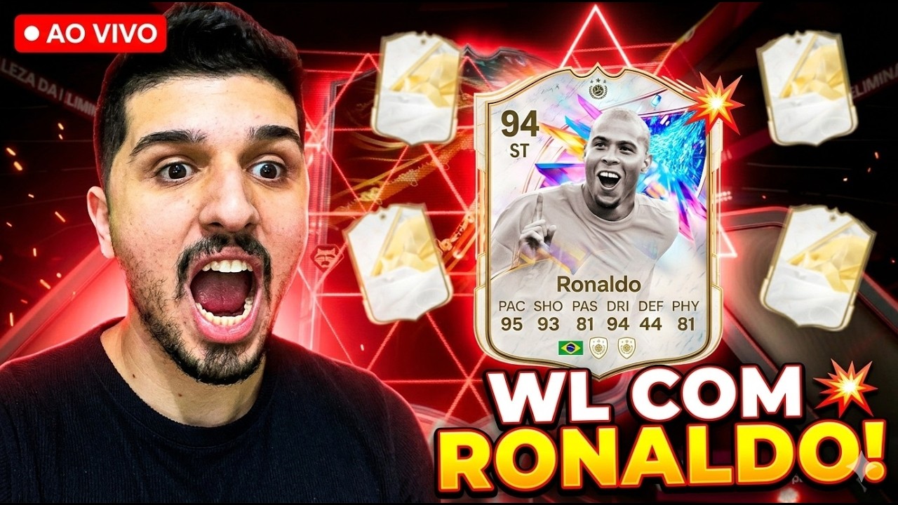 🔴 AO VIVO: WL COM RONALDO E COPA IBARBO! ABRINDO MUITOS PACKS NO EAFC 26 💥