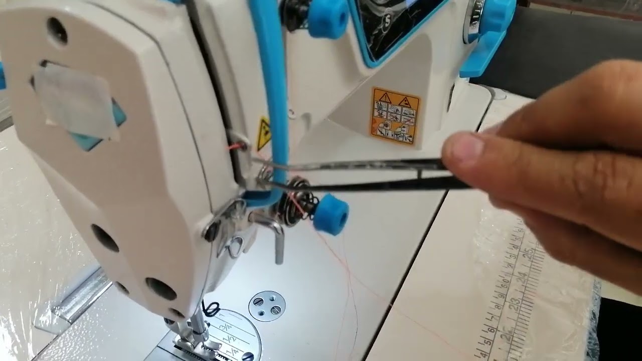 enhebrado  maquina plana mecatrónica