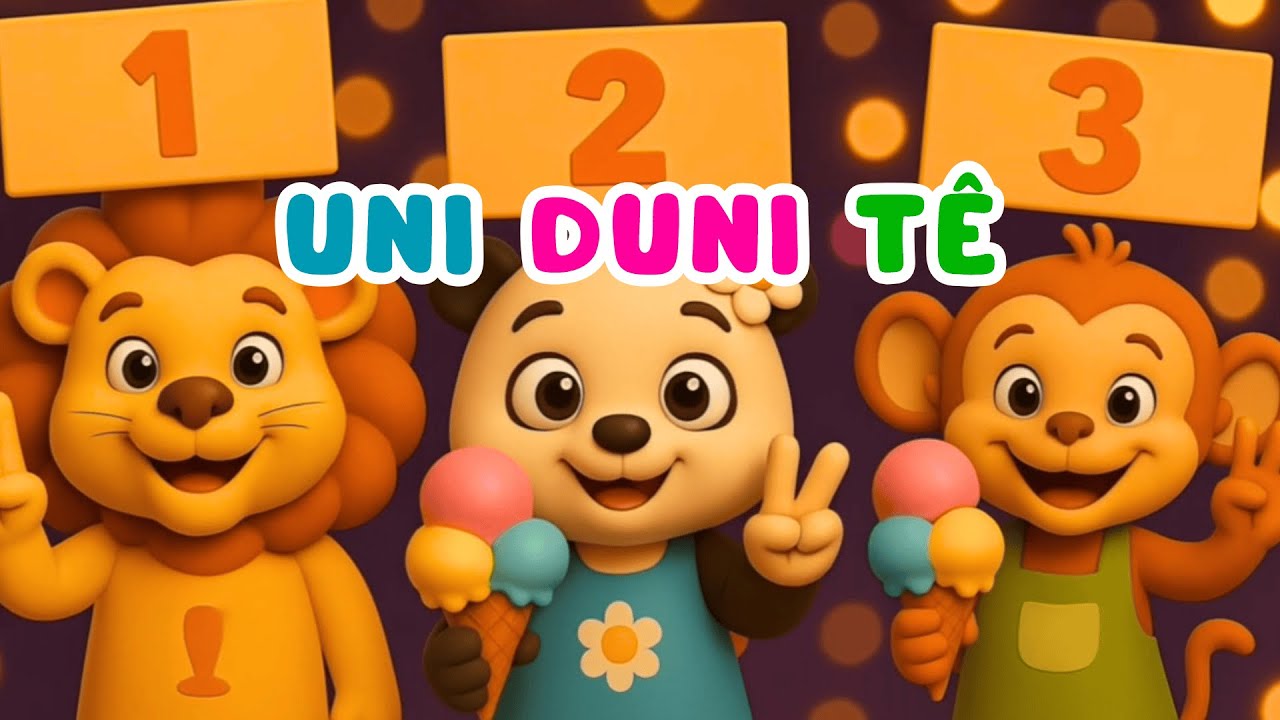 🍧 UNI DUNI TÊ um Sorvete Colorê 🍨 | Música Infantil | Animazoo Kids 🦁🐼🐵🦒🦜